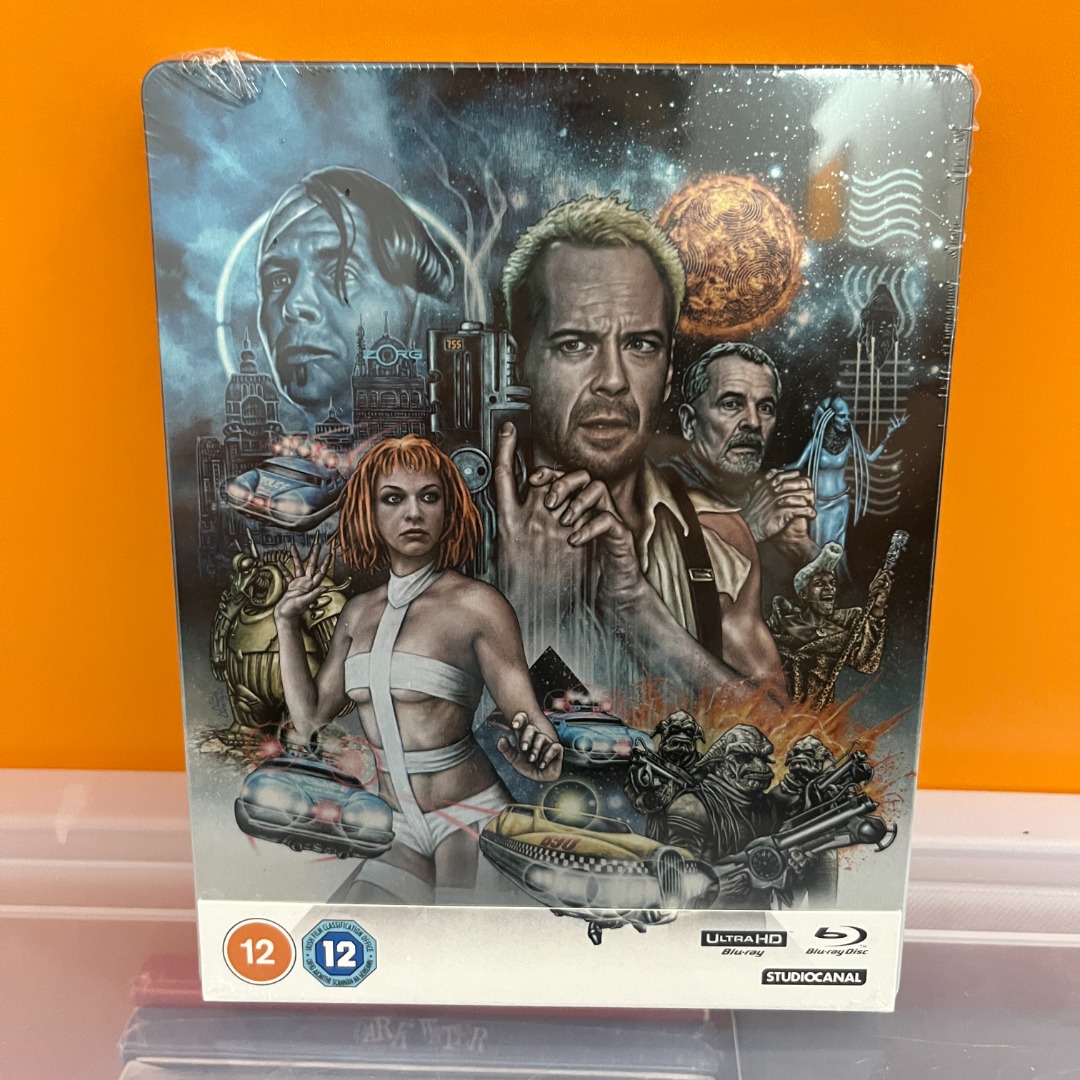 The Fifth Element 4K Blu-ray, Zavvi Exclusive SteelBook, 興趣及遊戲, 音樂、樂器 ...