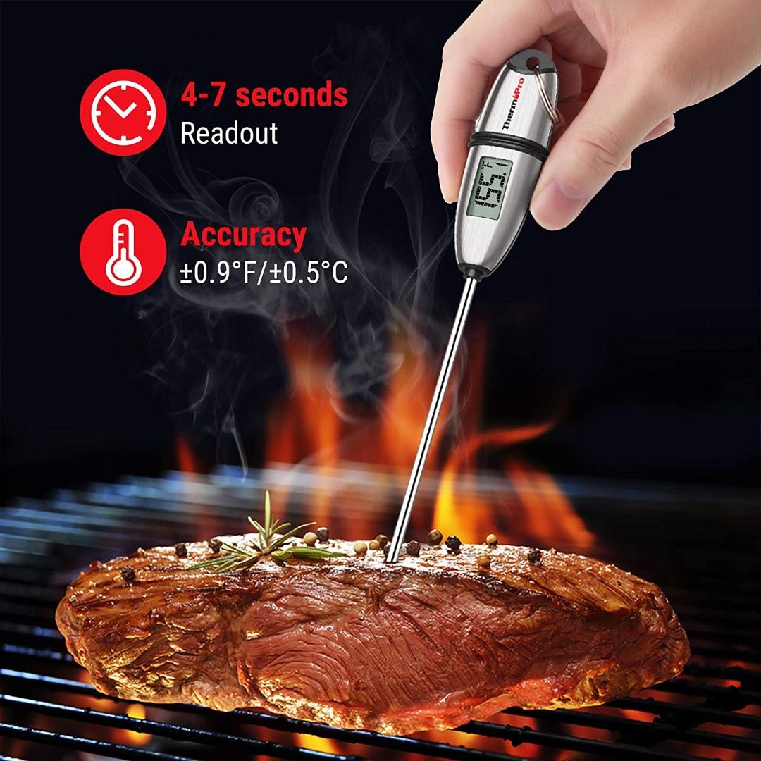 GreaterGoods Food Meat Cooking Thermometer, Food Grade Kitchen
