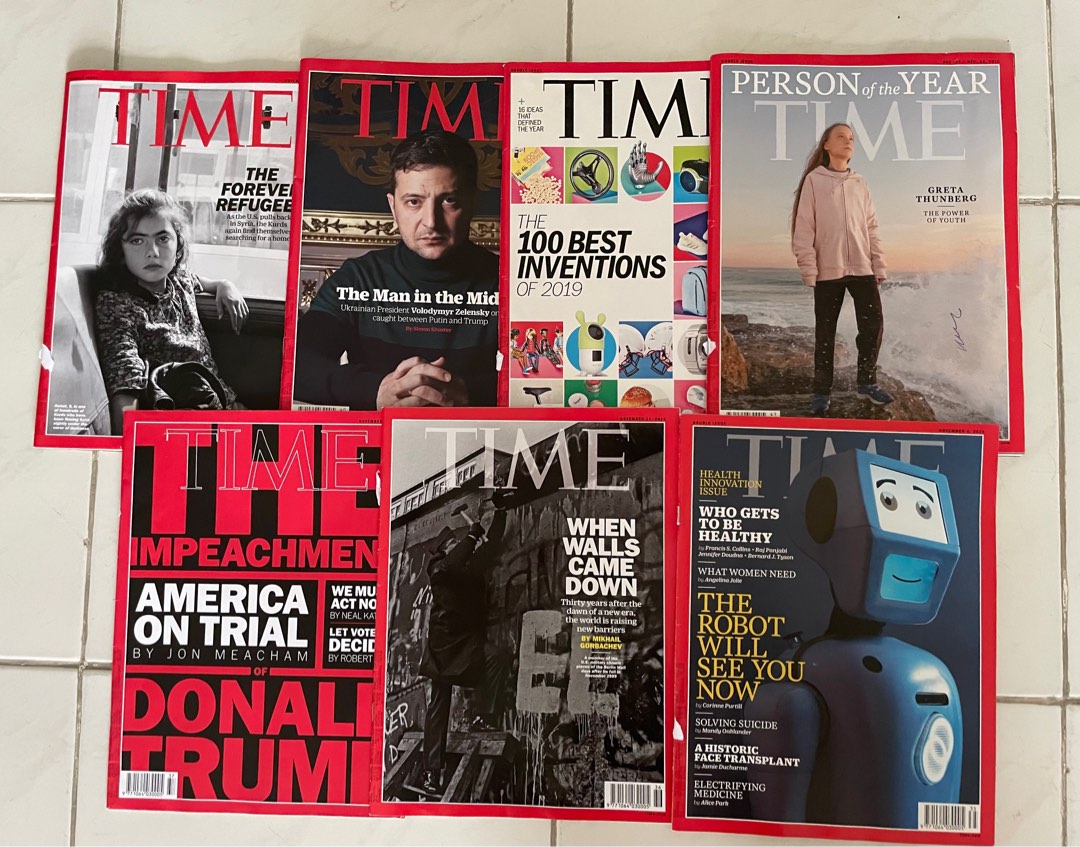 Time Magazines, Hobbies & Toys, Books & Magazines, Magazines on Carousell