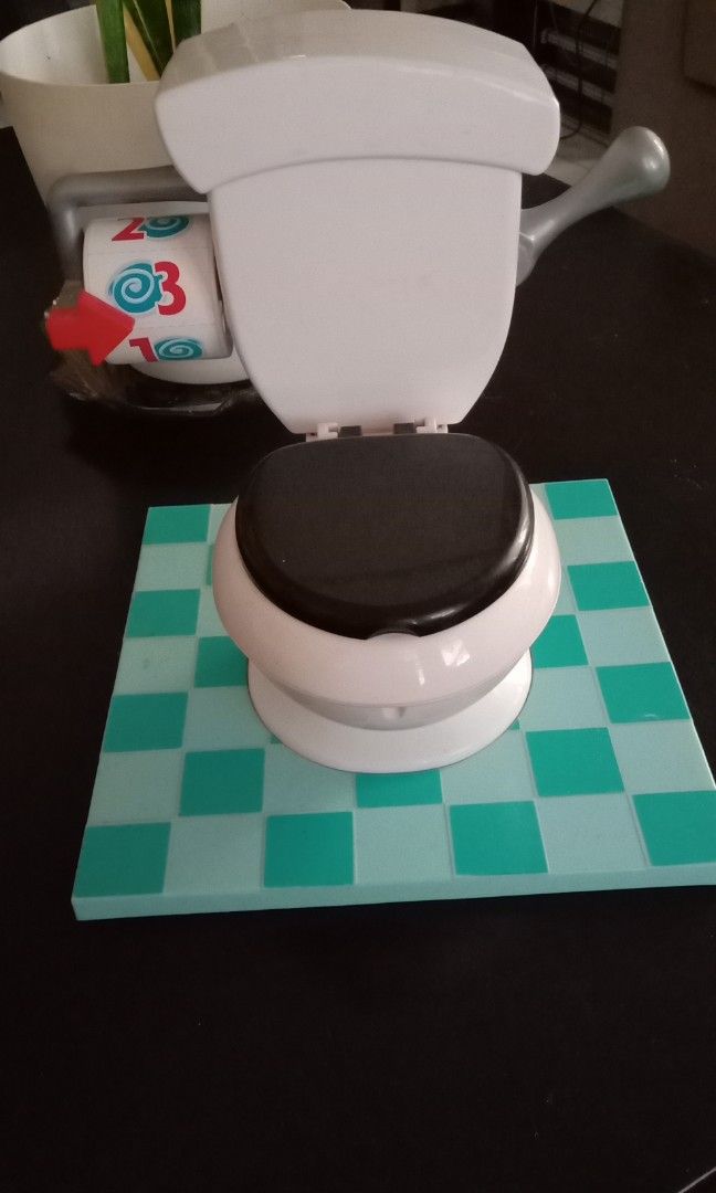 Toilet trouble game on Carousell