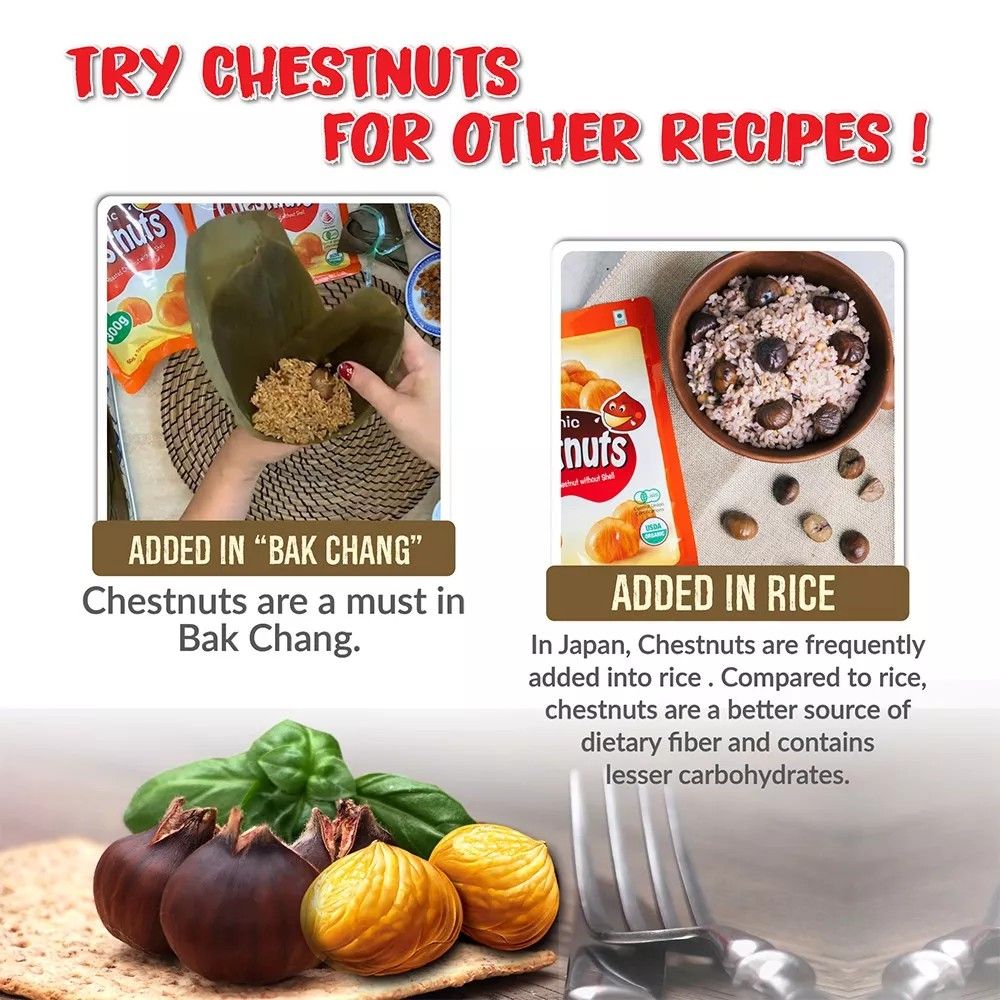 Tong Garden Chestnut snack ready to eat chestnut dumpling chestnut