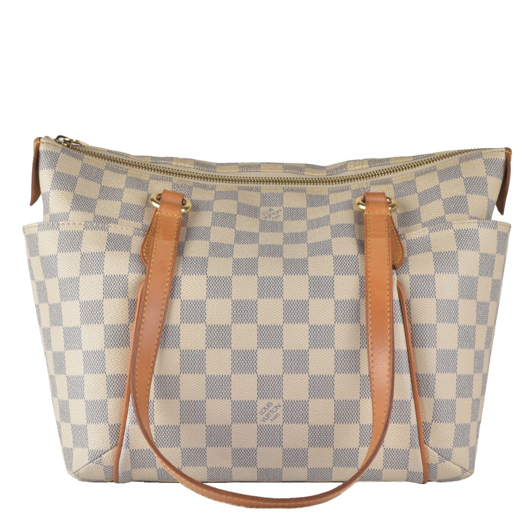 Louis Vuitton Damier Azur Canvas and Leather Totally PM Bag Louis