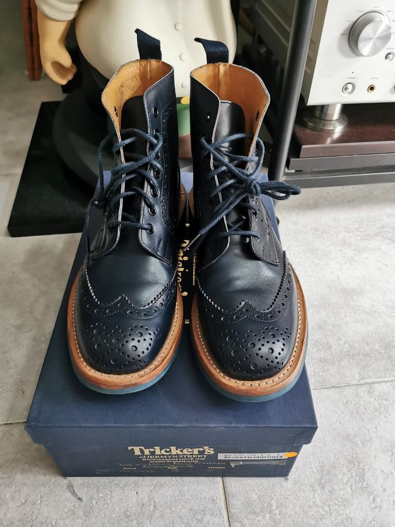 Tricker's x Junya watanabe man boots, 男裝, 鞋, 西裝鞋- Carousell