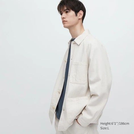 Mens cotton utility jacket sale
