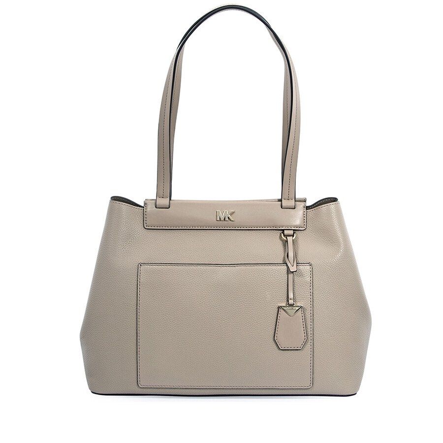 Meredith medium logo clearance and leather tote