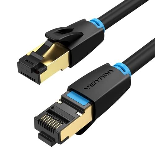 Cat 8 Network Cable, Ethernet Cable, LAN Cable 15ft Gaming Edition with  Heavy-Duty Braiding (RJ45 Connector, Cat 8.1, Transfers Highest Data Rates  up to 40Gbps for Gaming/PS5/Xbox) CableDirect 