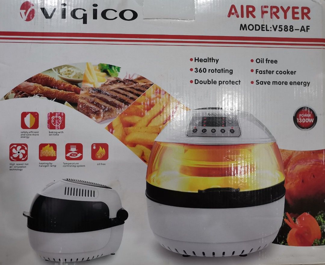 Vigico 10L Air Fryer Model V588AF (New), TV & Home Appliances, Kitchen