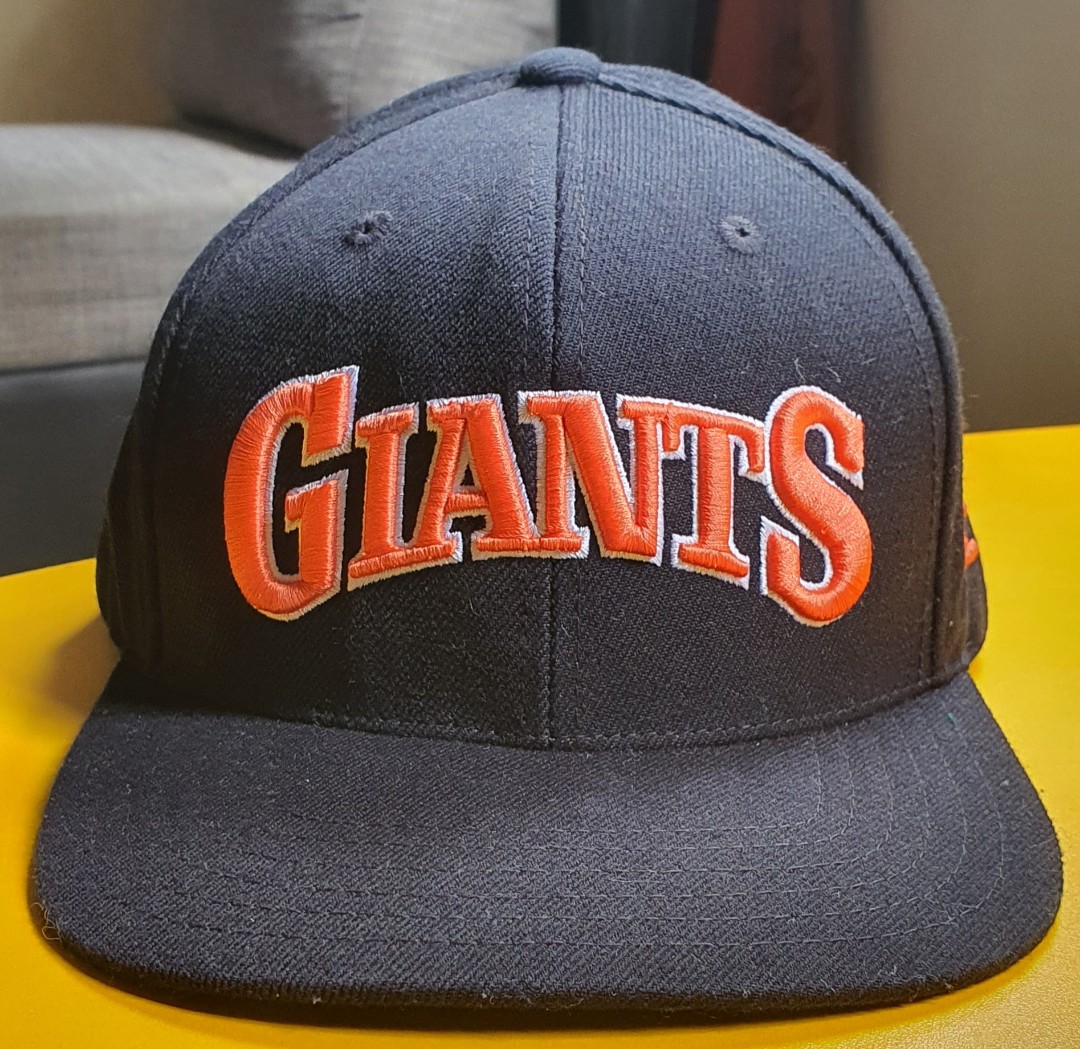 BAIT x MLB x American Needle San Francisco Giants Retro Snapback Cap (black  / orange)