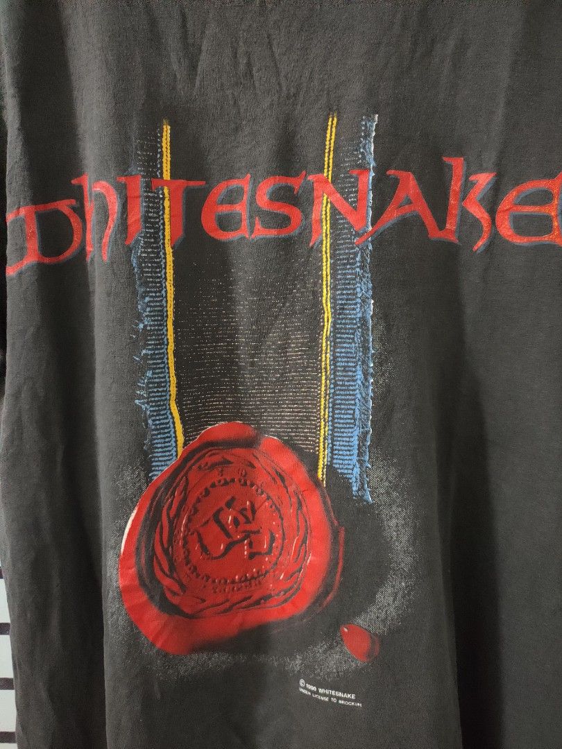 Vintage Whitesnake Japan Tour 1990, Men's Fashion, Tops & Sets, Tshirts & Polo Shirts on Carousell