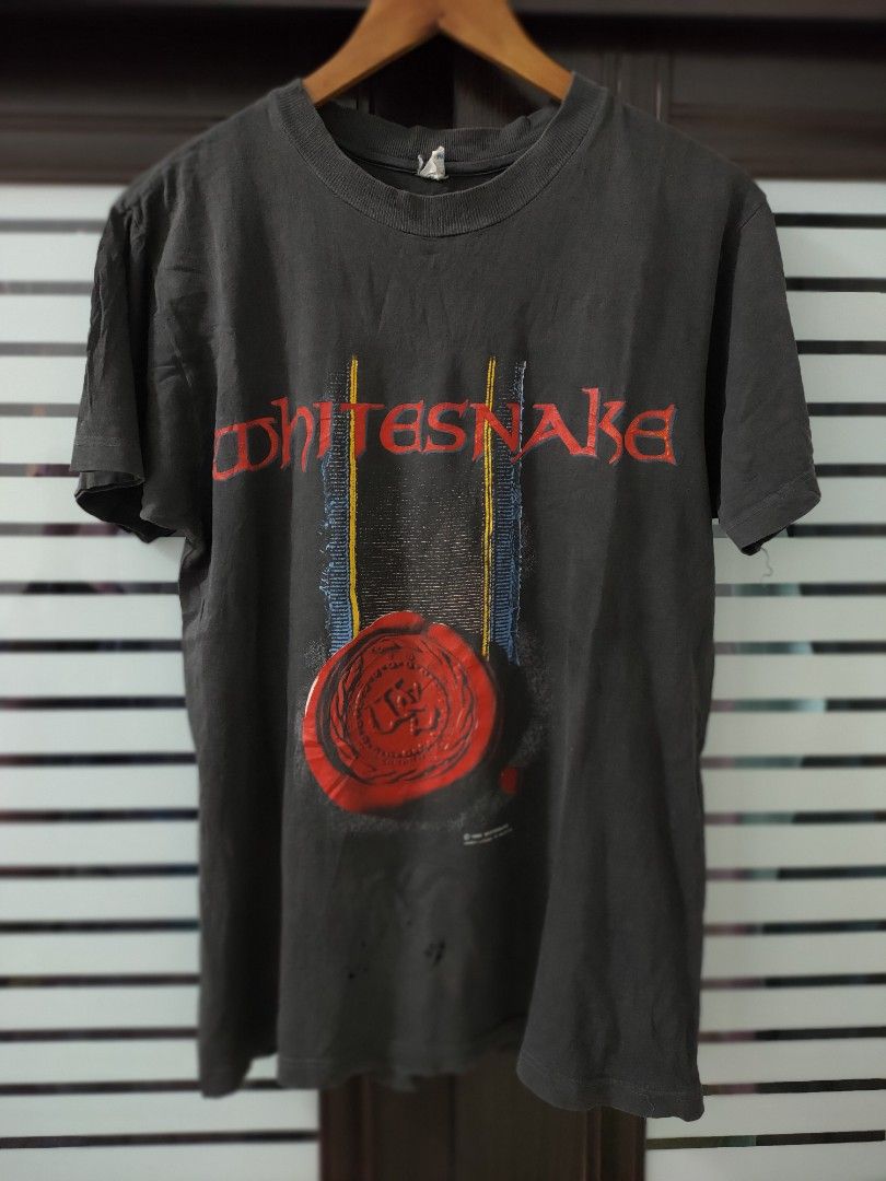 Vintage Whitesnake Japan Tour 1990, Men's Fashion, Tops & Sets, Tshirts & Polo Shirts on Carousell
