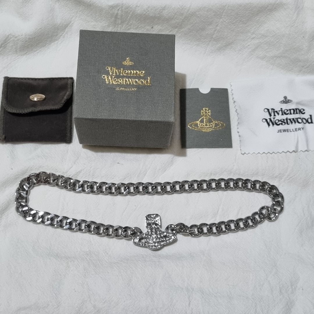 Vivienne westwood 2025 diamante orb necklace