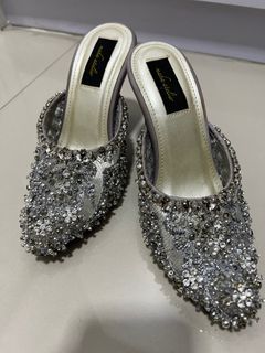 Wedding shoes Size 36 full swarovski hand made