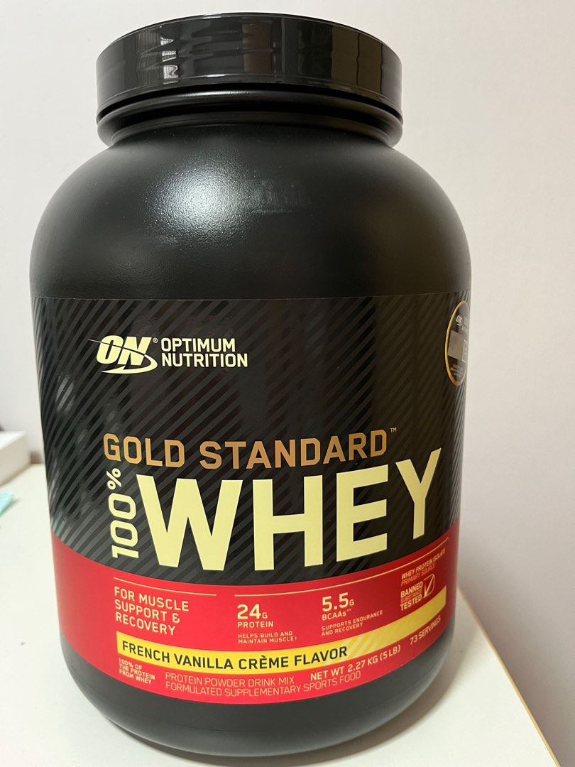 Whey Protein Container, Health & Nutrition, Health Supplements, Sports
