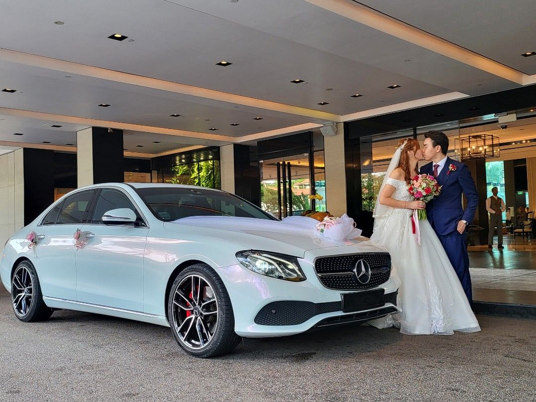 WHITE Mercedes E Class Wedding Car Rental62886405888770112