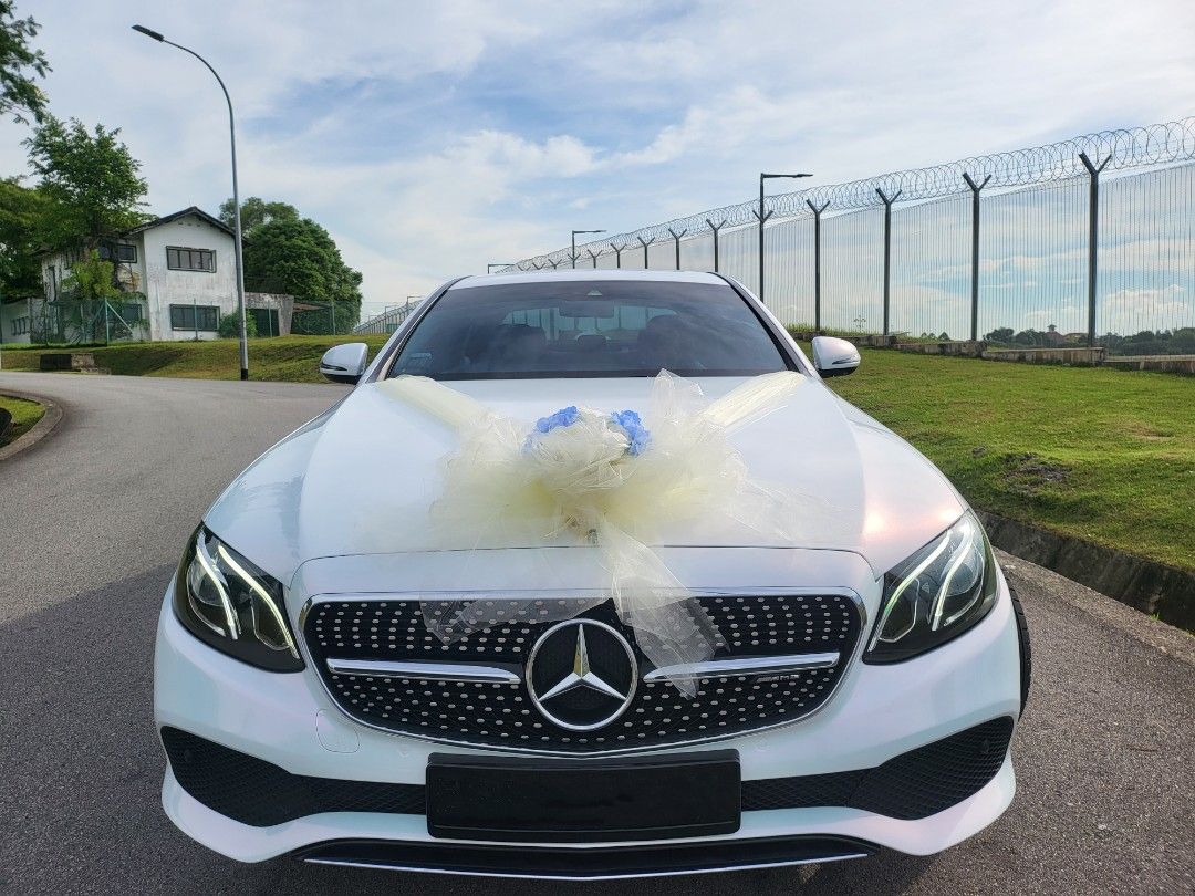 WHITE Mercedes E Class Wedding Car Rental62886405888770111