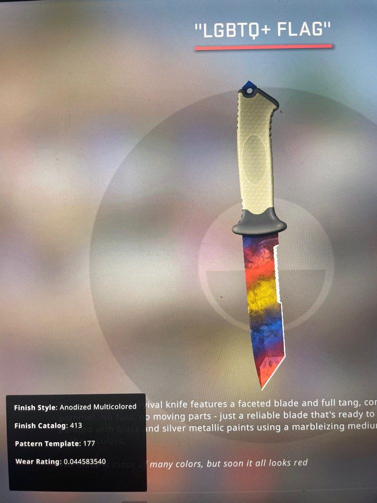 WTS/WTT Csgo Ursus Knife Marble Fade FN, Video Gaming, Gaming
