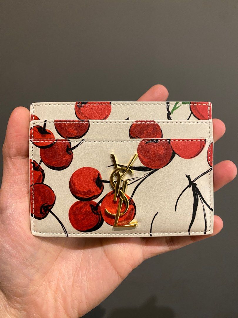 YSL Cheery Card Holder