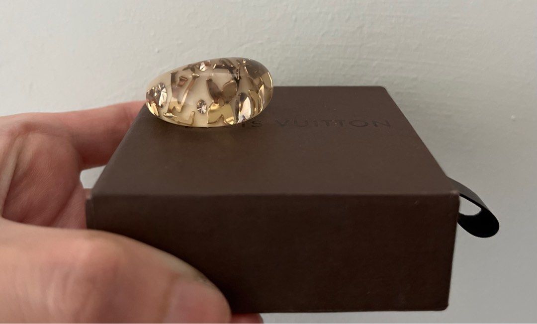 Louis Vuitton, Jewelry, Sold Lv Inclusion Bubble Ring