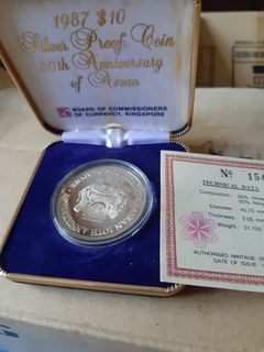 $10 silver proof con full set