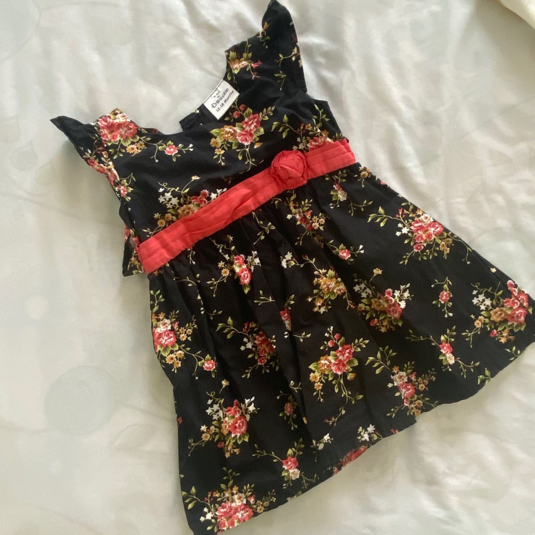 12 month top black dress