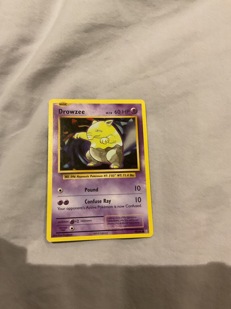 drowzee pokemon card value 2016 - (49/108) - XY Evolutions The power cant be used if Drowzee is Asleep Drowzee 050 XY BREAKpoint -