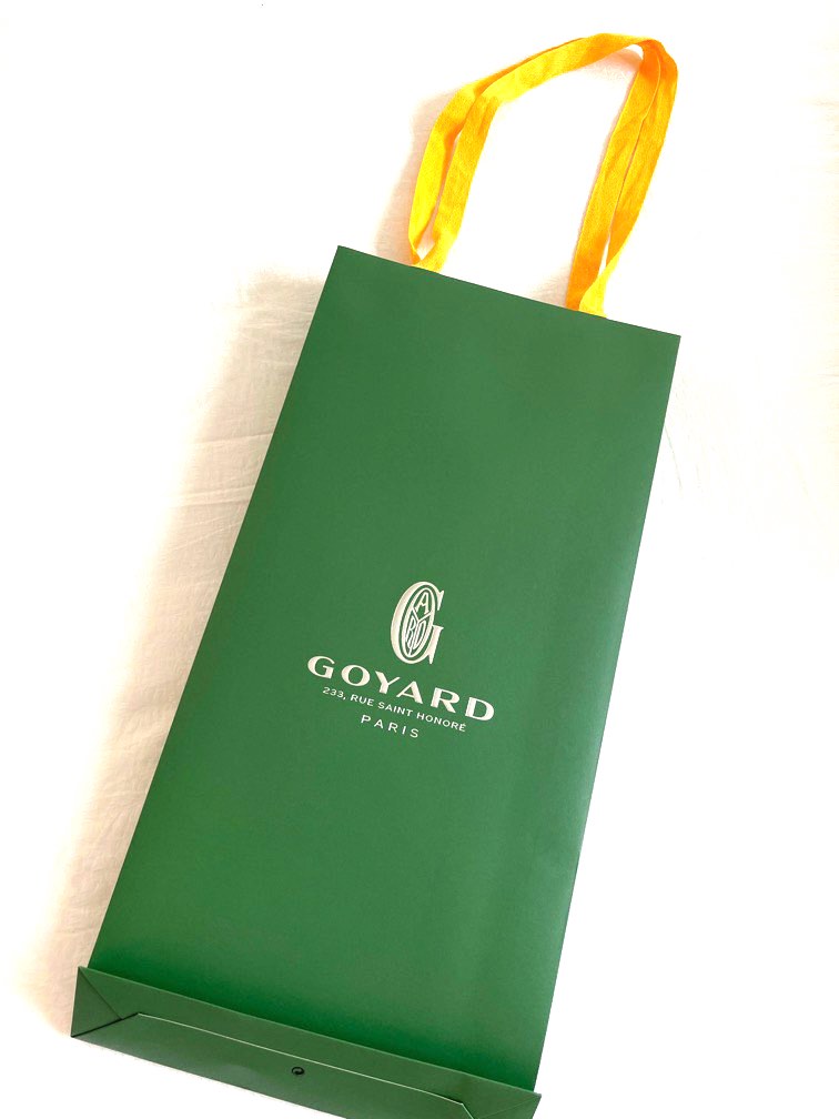 Goyard paper bag deals