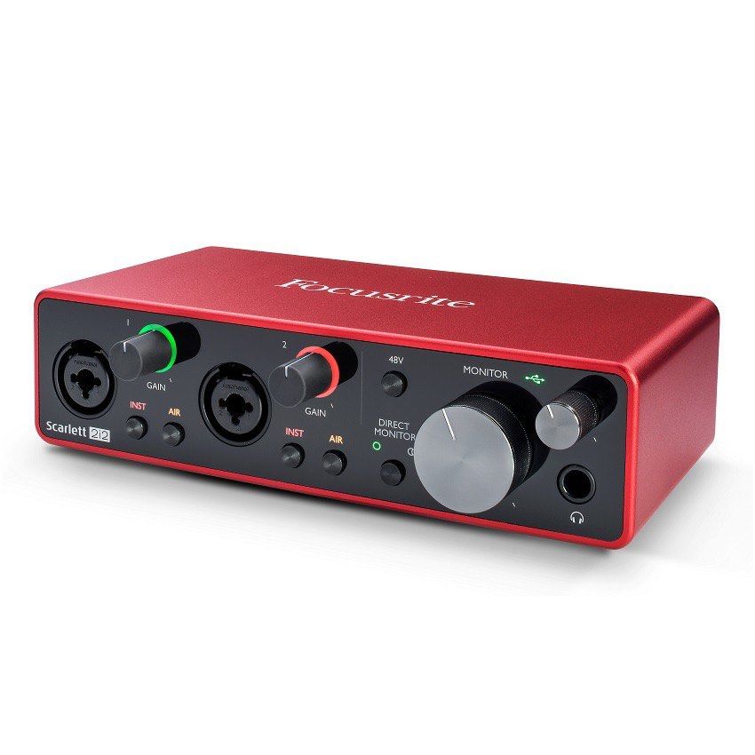 全新錄音介面Focusrite Scarlett 2i2 USB-C 原廠公司貨保固三年, 耳機