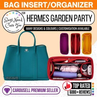 Hermes Garden File 28 bag, 名牌, 手袋及銀包- Carousell