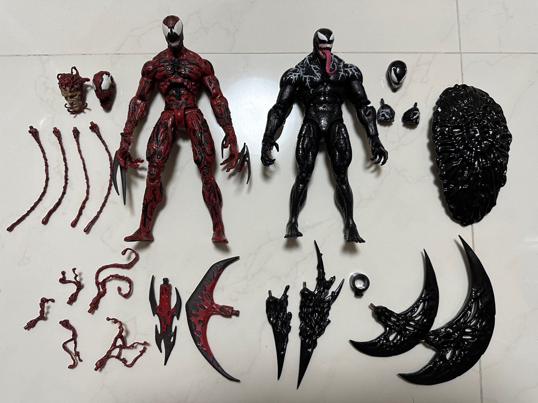[[放二手]] Legend Venom + Marvel Select Carnage + Snowman Studio Weapon V