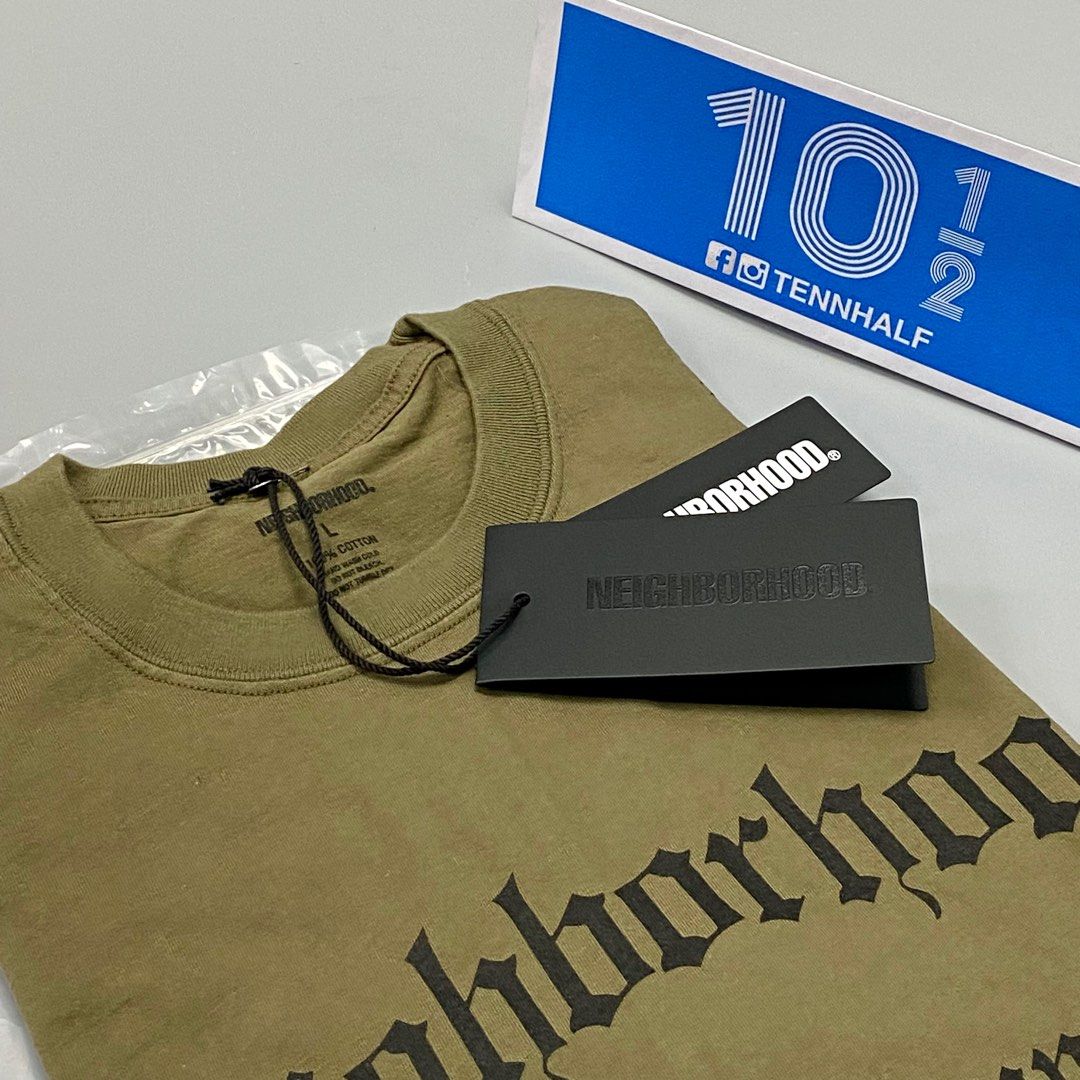 ✓現貨Neighborhood Tee 8 LS. CO in OLIVE Long Sleeve 軍綠色長袖T恤