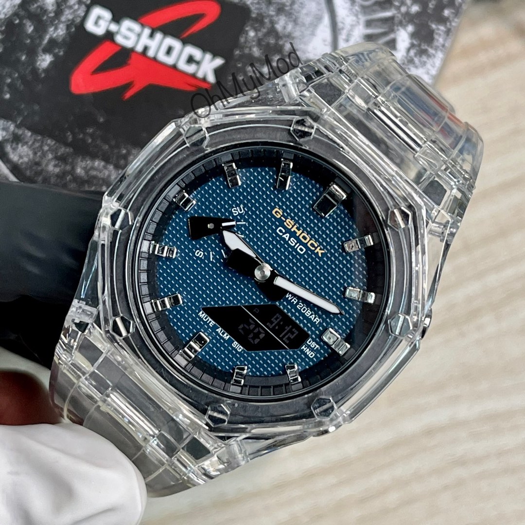 G shock hotsell blue dial