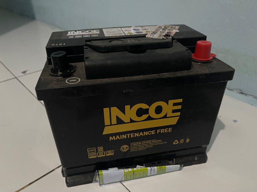 Accu incoe 55ah 12v, Aksesoris Mobil di Carousell