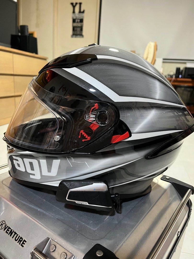 AGV K5 S MULTI TEMPEST HELMET (ASIAN FIT), Motorcycles, Motorcycle