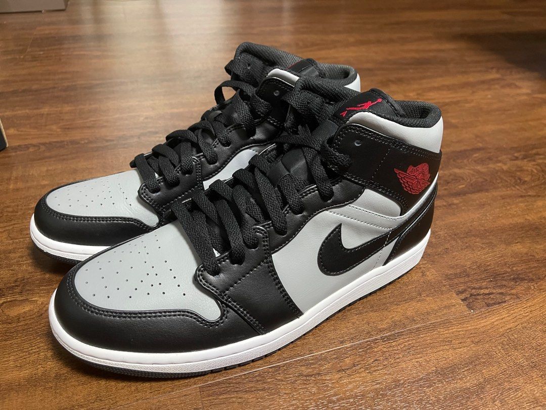 Air jordan 1 cheap mid black gym red