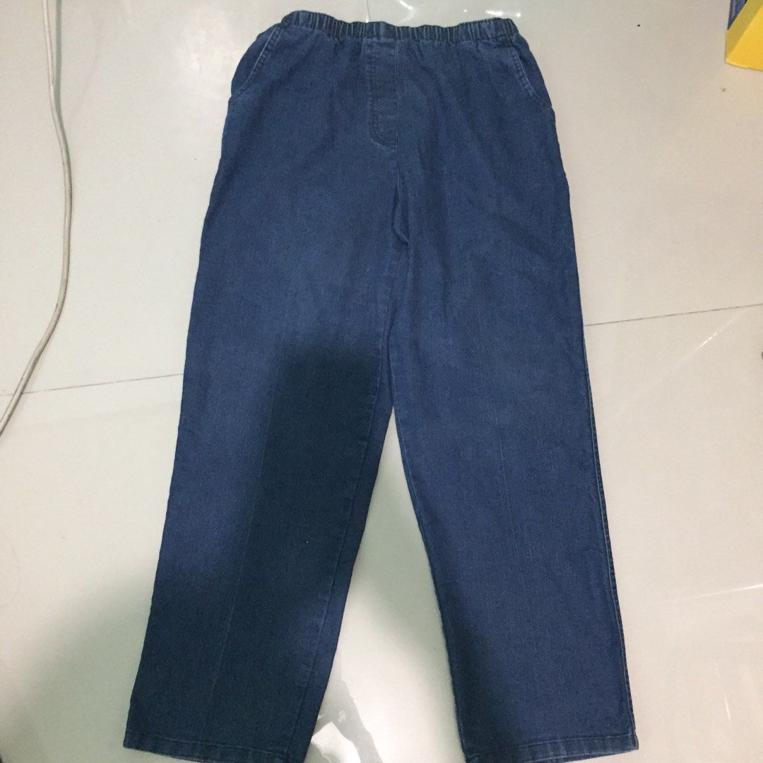 Plus Size Allison Daley Stretchable Navy Blue Jeans on Carousell