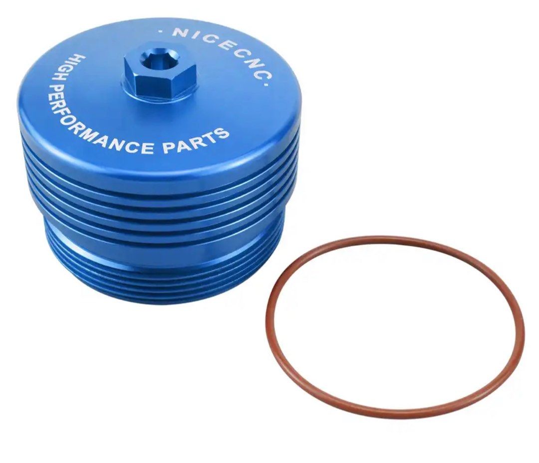 Aluminum Engine Oil filter heat sink, Car Accessories, Accessories on