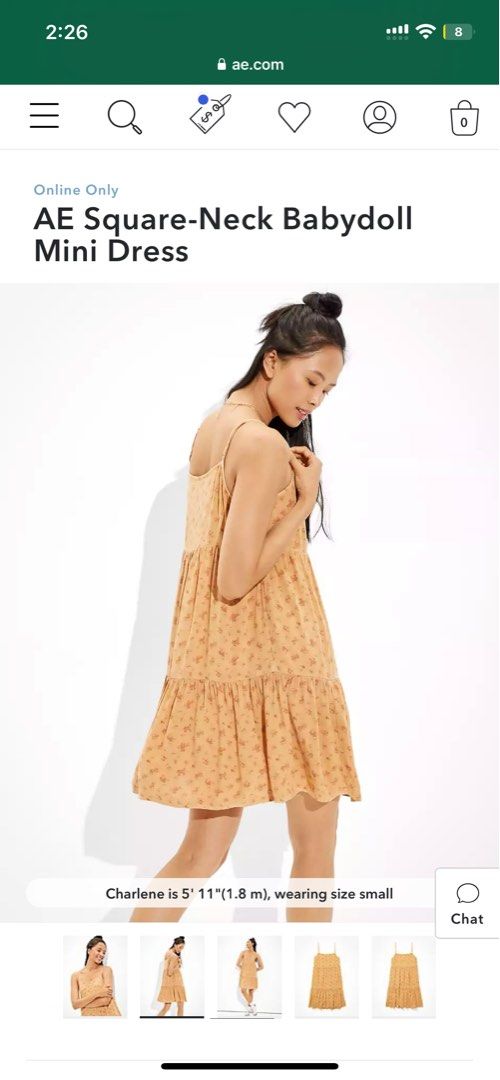 American eagle hotsell yellow dress