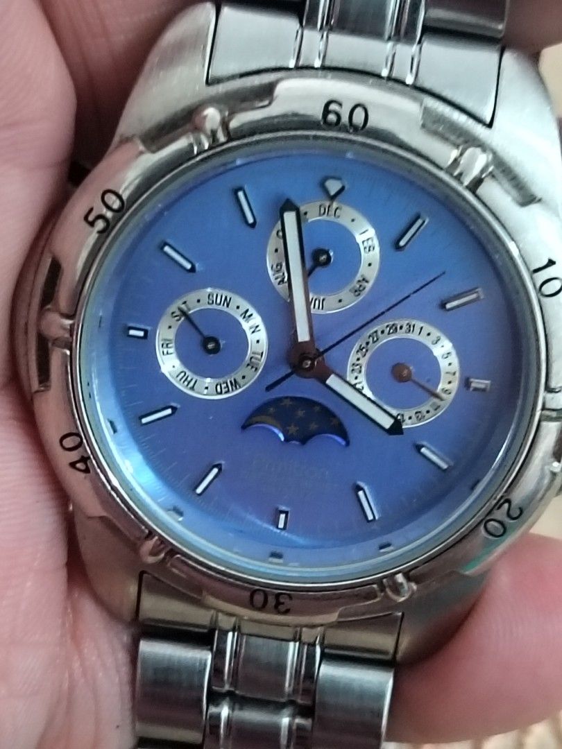 Armitron moon phase watch top
