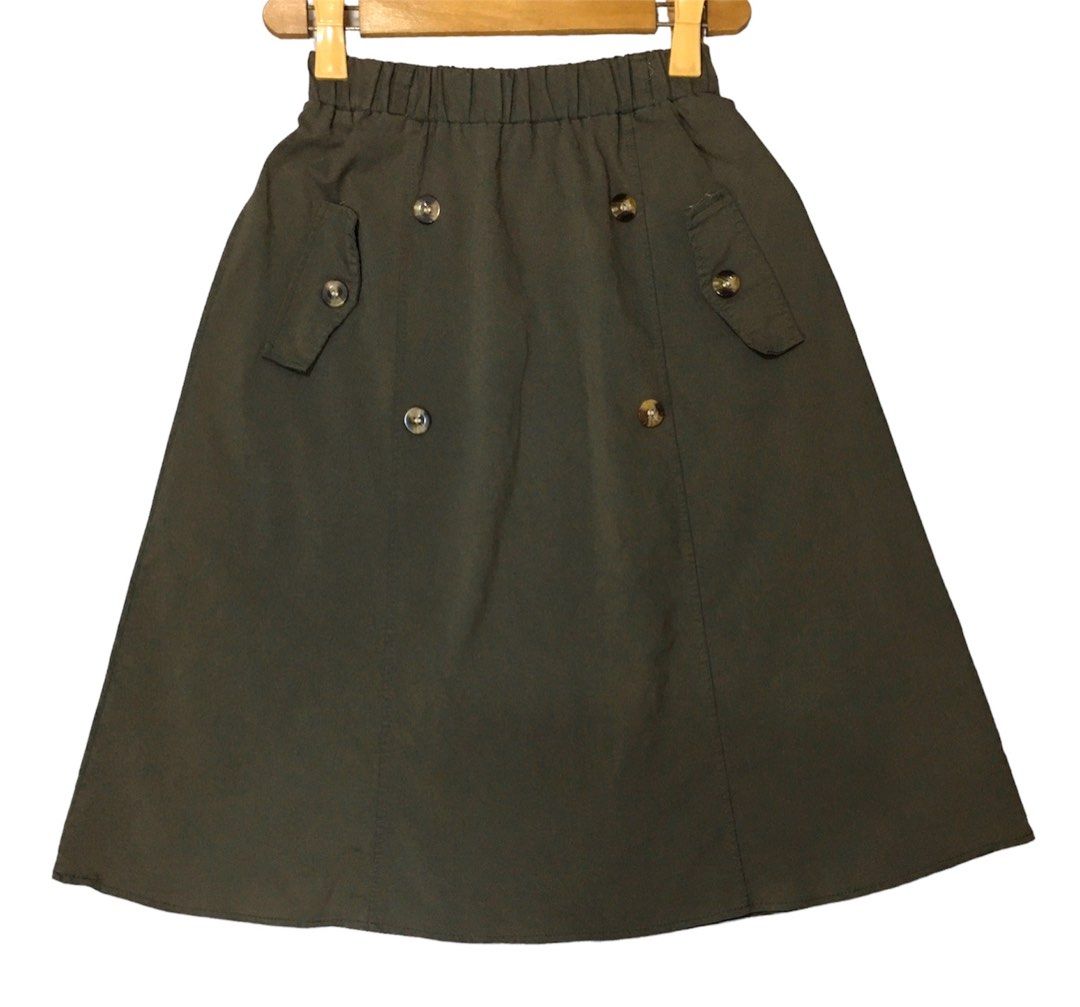 Army Green skirt on Carousell