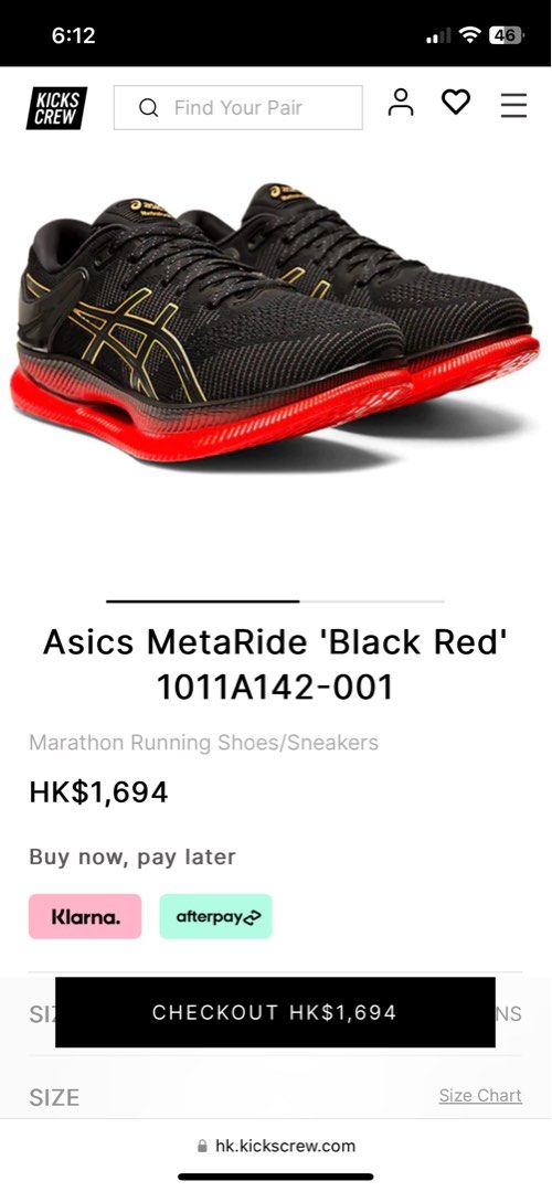 Asics metaride deals hk