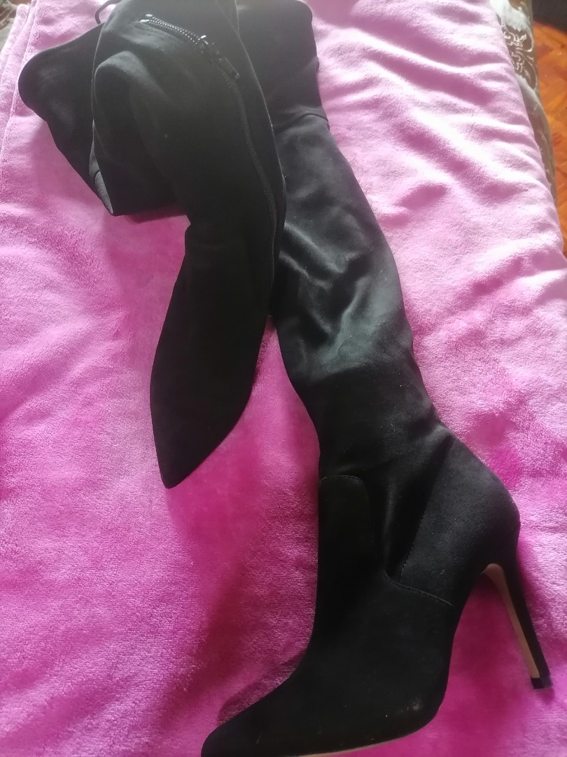 aldo knee high suede boots