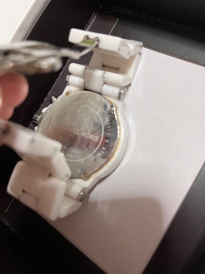Mk cheap rhinestone watch