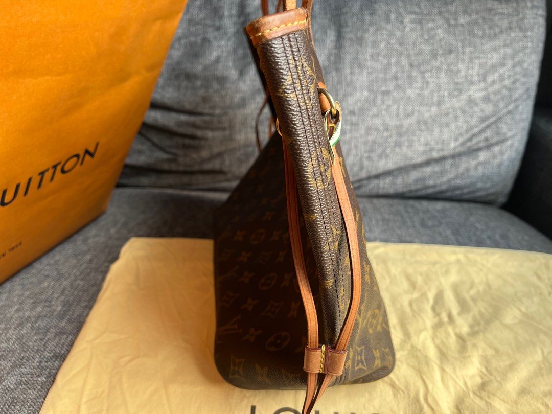 AUTHENTIC Louis Vuitton Neverfull MM receipt back from bagspa