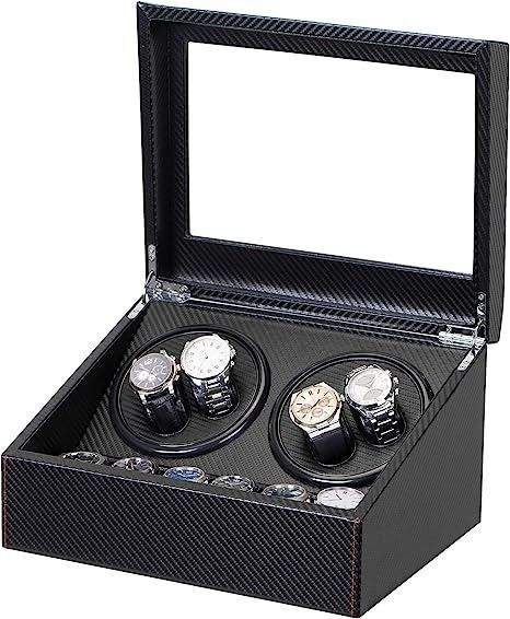 Automatic Watch Winder with 4 Quiet Running Motor Watch Winding