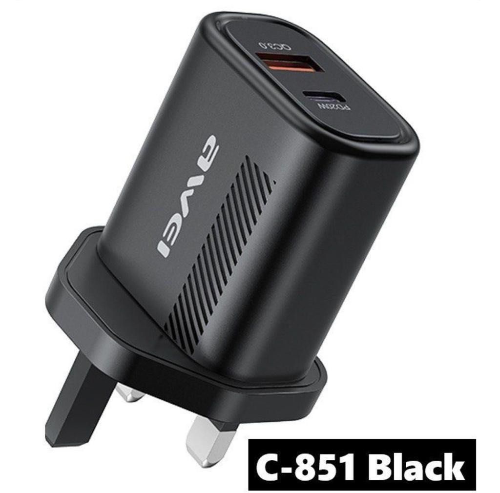 AWEI C 851 PD 20W Quick Charge Charger QC 3.0 Charger Super