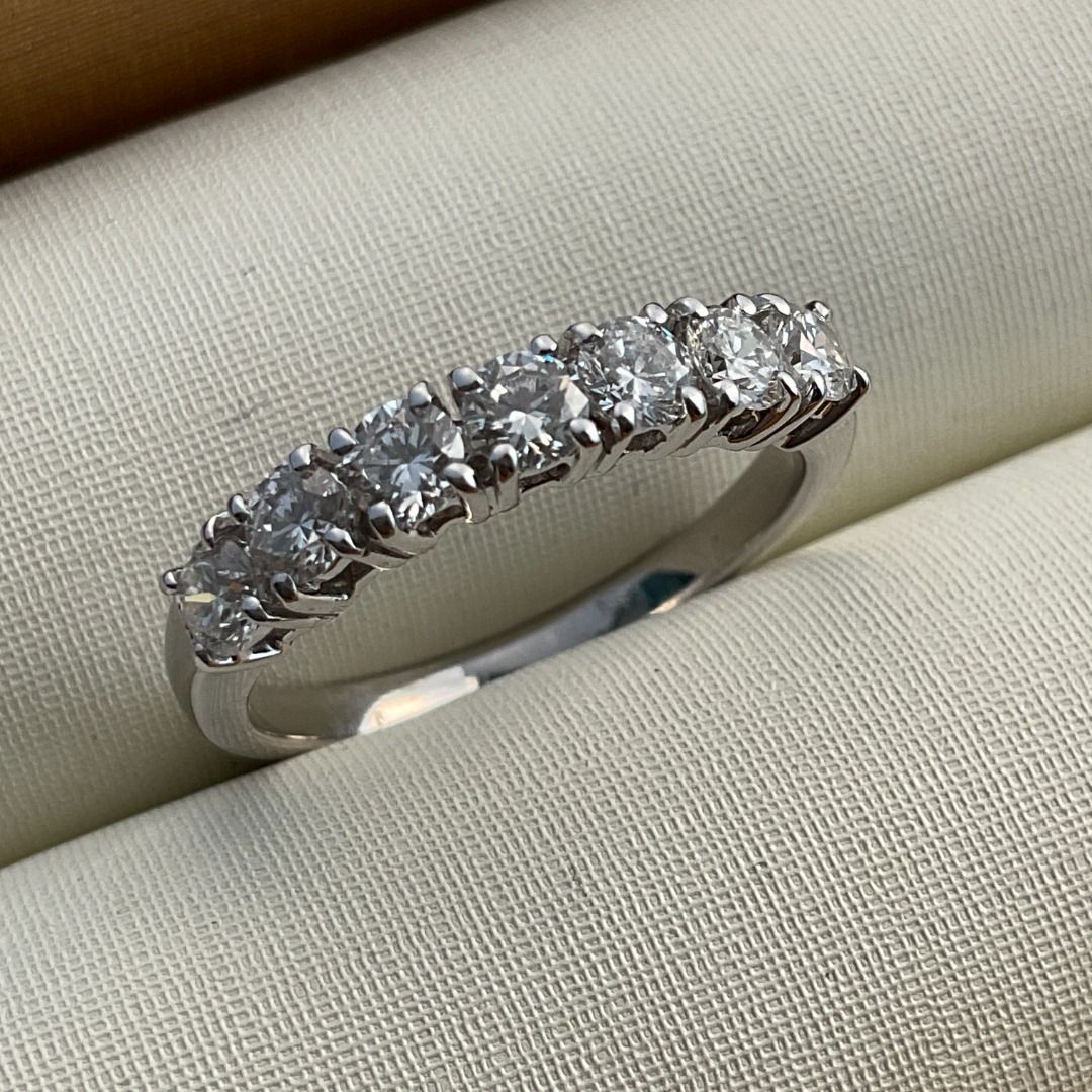 Gemstone eternity rings online