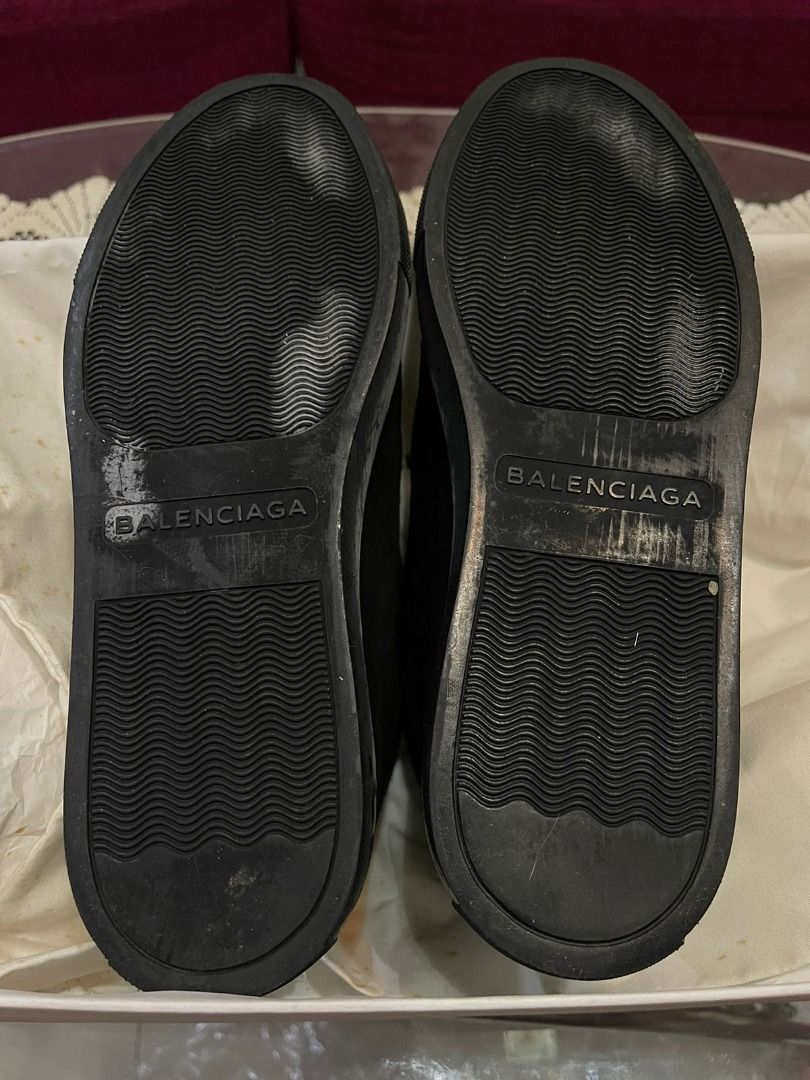black suede balenciaga arena