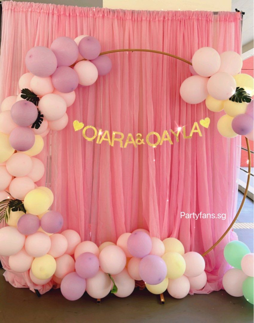 Balloon Garland/Party decorations setup service/Affordable decoration