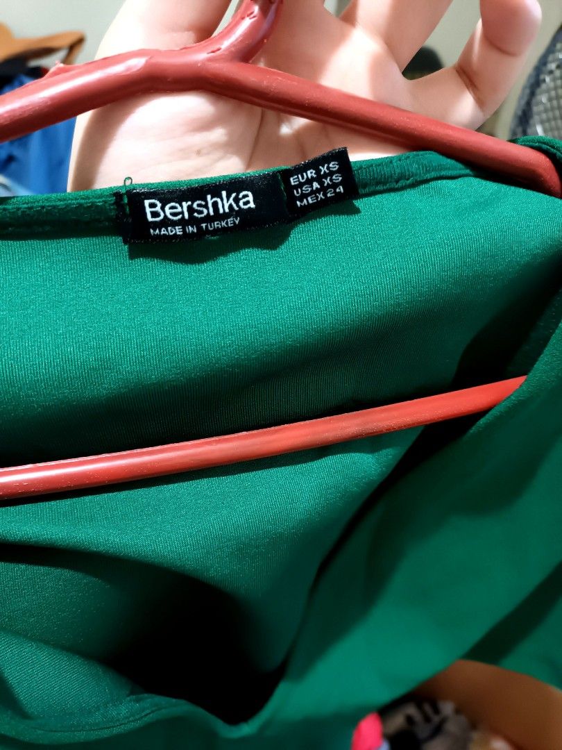 Bershka Green Jumpsuit, Women's Fashion, Dresses & Sets, Jumpsuits on