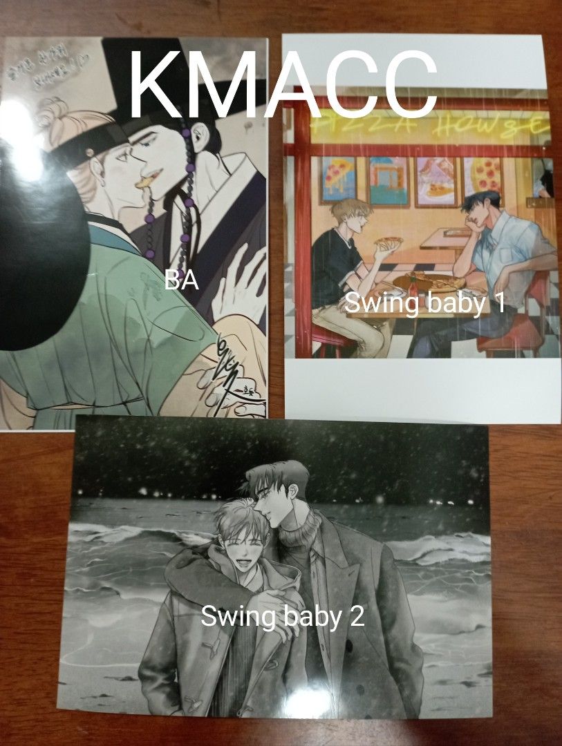 Big Apple & Swing Baby manhwa official photocard, Hobbies & Toys, Books